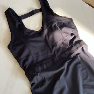 Fabletics Medium Black Workout Jumpsuit Onsie